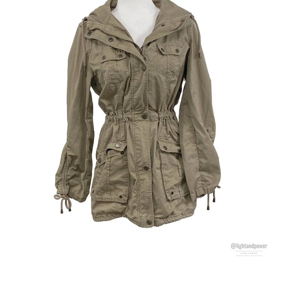 Andrew Marc Jackets & Blazers - Andrew Marc New York Tan Utility Jacket S EUC
